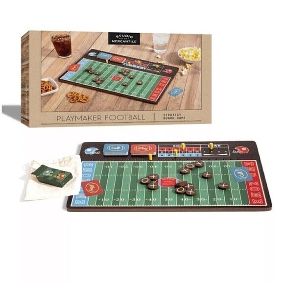 STUDIO MERCANTILE Football Playmaker Strategy Board Game Set - Picture 1 of 7